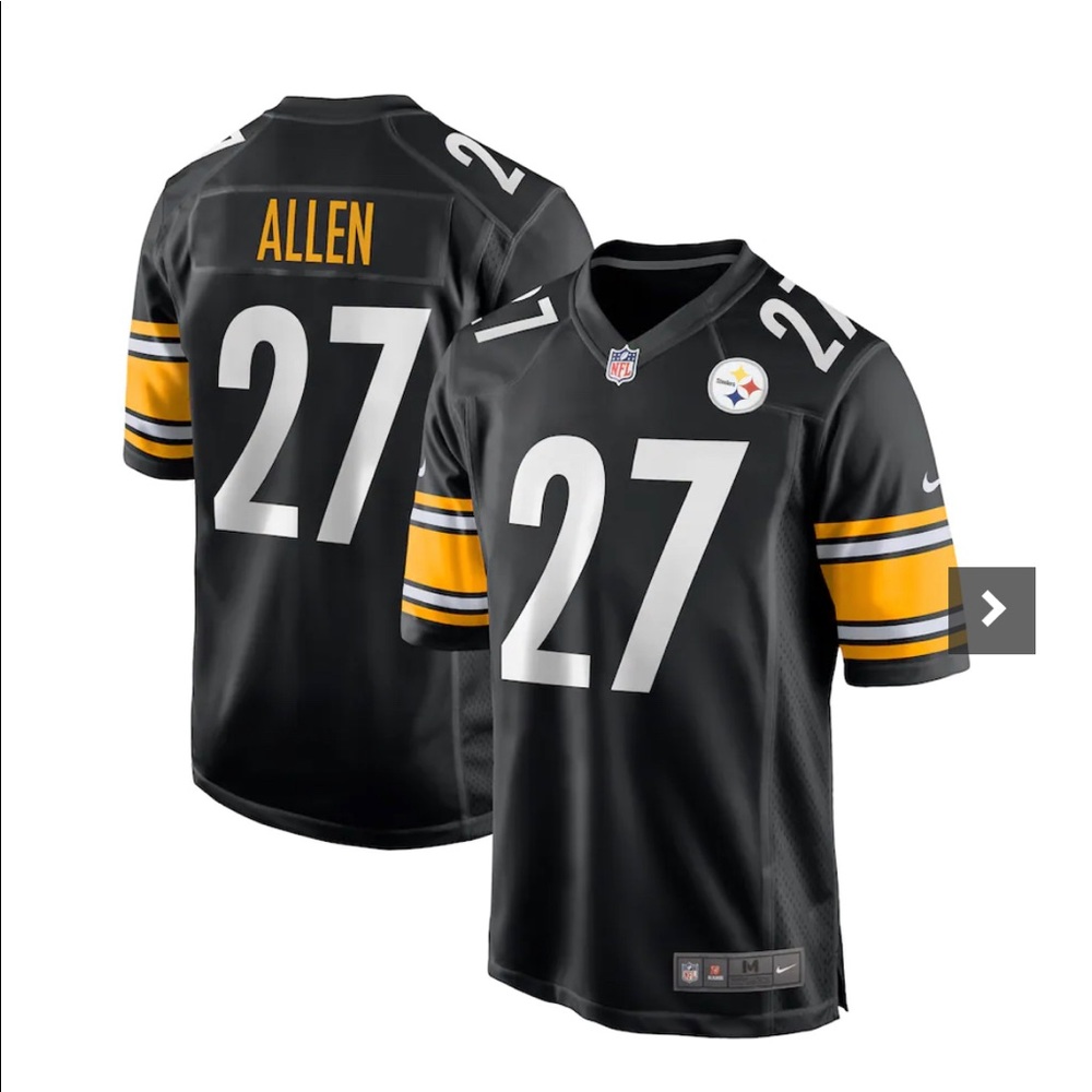 Allen Pittsburgh Steelers Nike Game Jersey - Black
Officially licensed NFL Youth